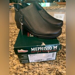 Mephisto Romia Ceylan Black Boots Size 8 NWT